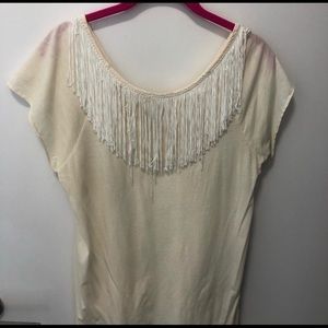3.1 Phillip Lim Fringe short sleeve tee shirt